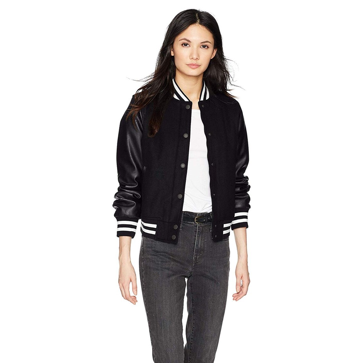 Levi's mixed media bomber jacket clearance
