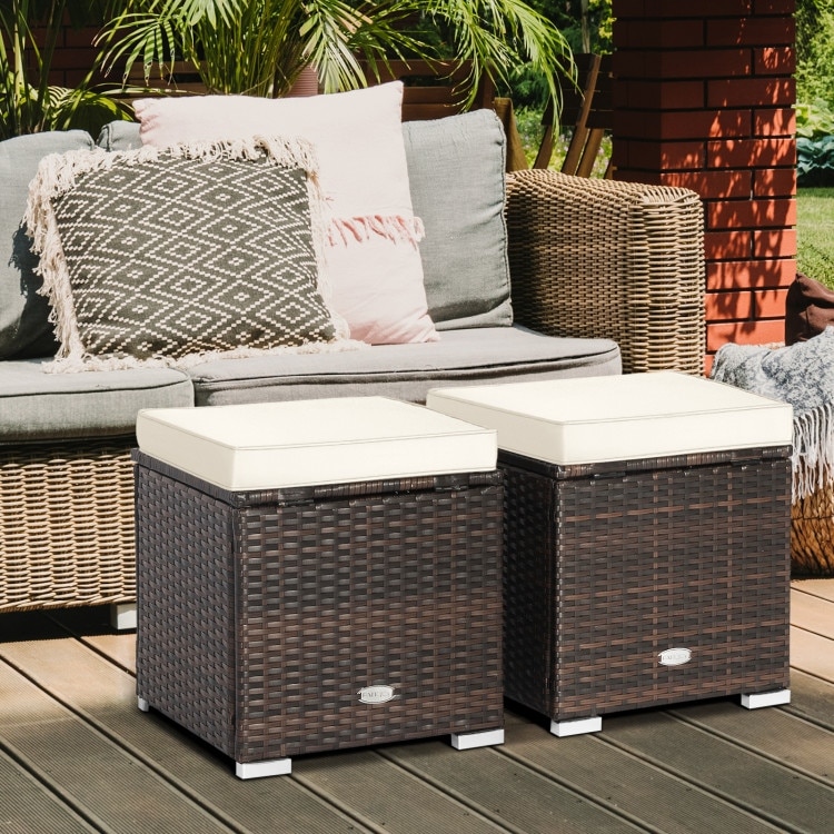 Patio ottoman cushion shop