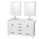 Option White, Chrome Trim, Giotto Quartz Top