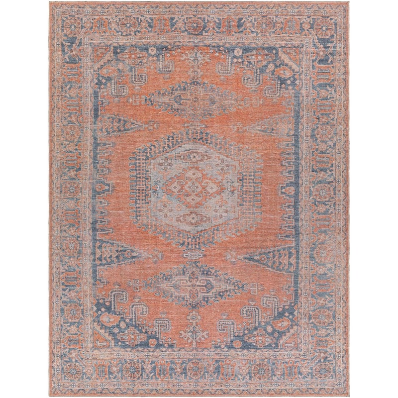 Livabliss Colin Traditional Washable Area Rug.