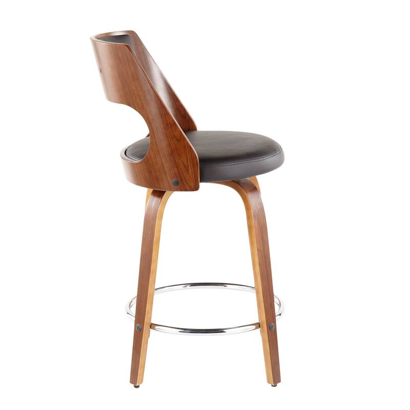 Carson Carrington Alingsas Mid-century Modern Counter Stool (Set of 2)