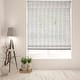 Window Shades that Match Archaeo Slub Textured Linen Blend Black Grommet Top Curtain, Single Panel