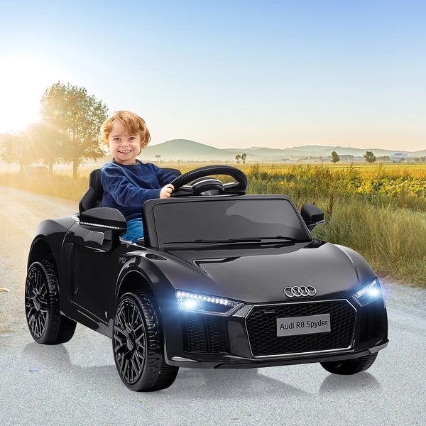slide 2 of 43, 12V Kids Ride On Toy Car, Licensed by Audi Toy Car with Remote Control