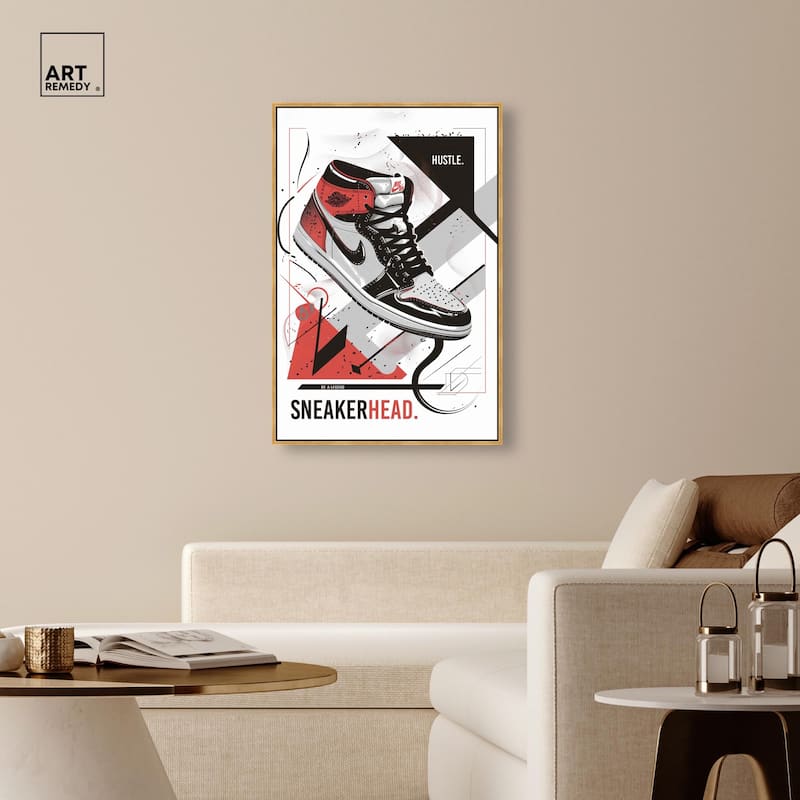 Stylish Sneakerhead Canvas by Art Remedy