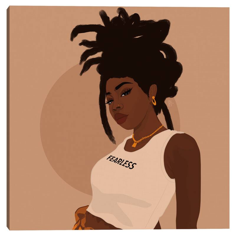 Fearless by Princella Canvas Art Print
