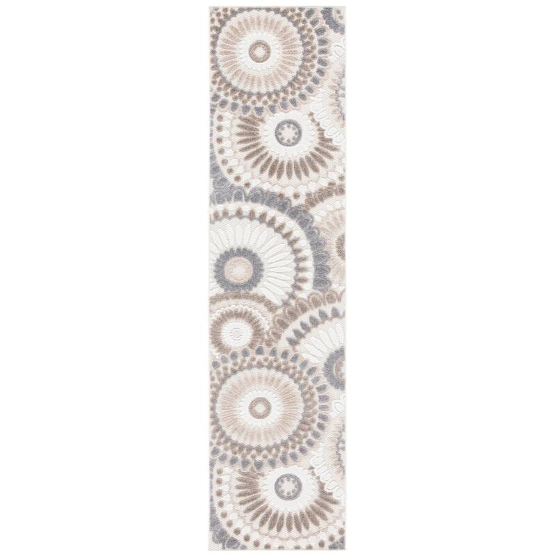 SAFAVIEH Cabana Mrinal Indoor/ Outdoor Waterproof Patio Floral Rug