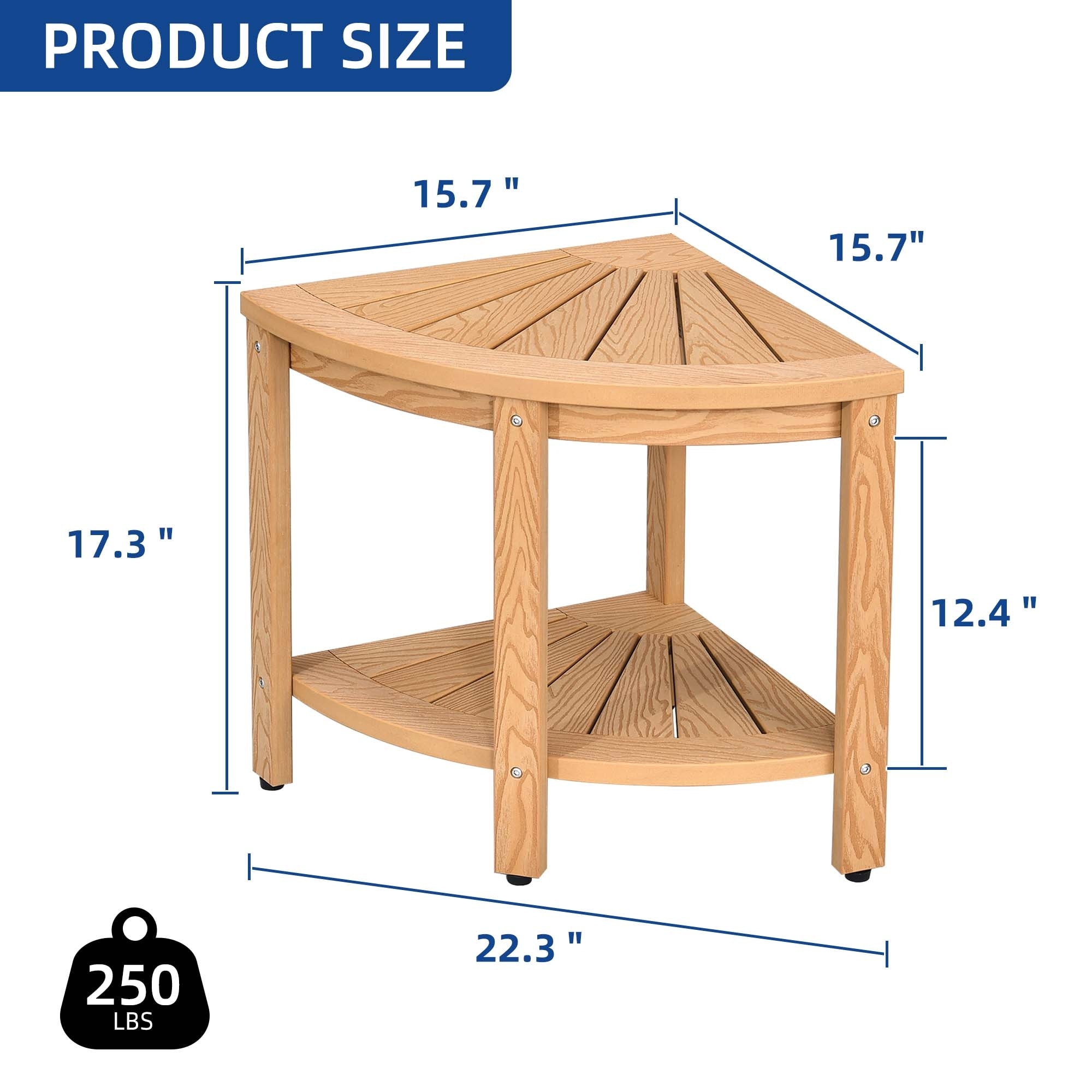 Corner Bench Plastic Shower Bench That Looks Like Wood Shower