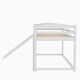 preview thumbnail 8 of 9, Twin over Twin Bunk Bed with Convertible Slide and Ladder
