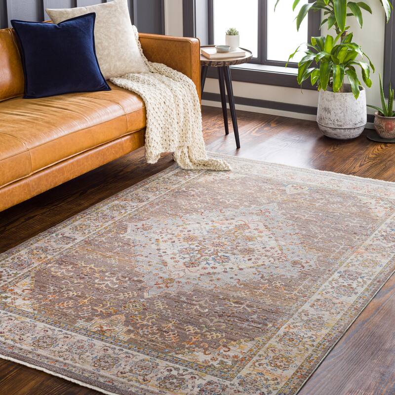 Artistic Weavers Sabrina Traditional Persian Area Rug - 7'10" x 9'8" - Taupe/Cream