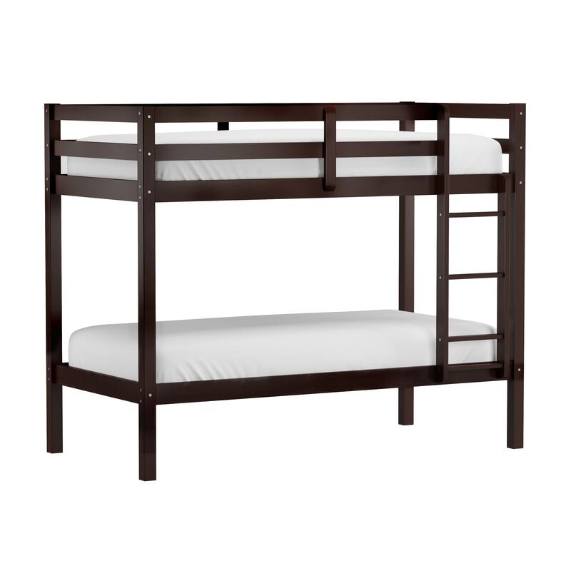 Hillsdale Caspian Wood Twin Over Twin Bunk Bed