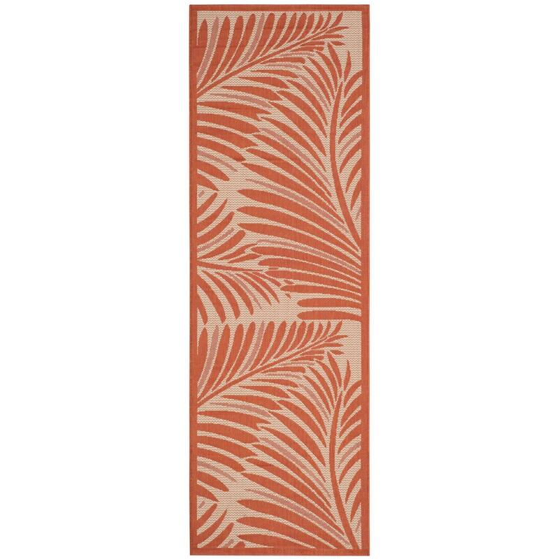 Martha Stewart by SAFAVIEH Tropic Palm Indoor/ Outdoor Waterproof Rug