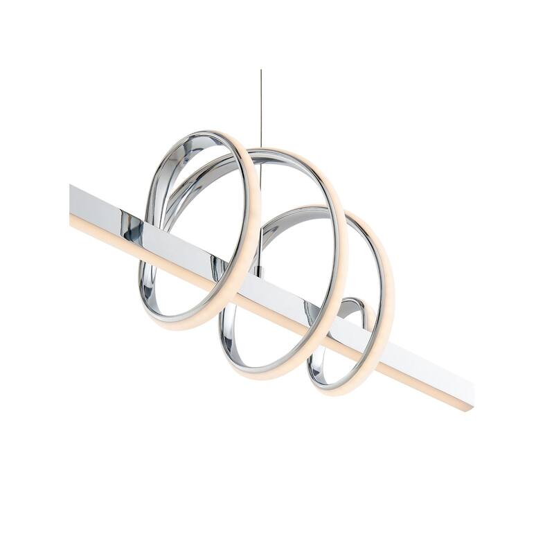 Salzburg Linear Color Changing Integrated LED Chrome Chandelier