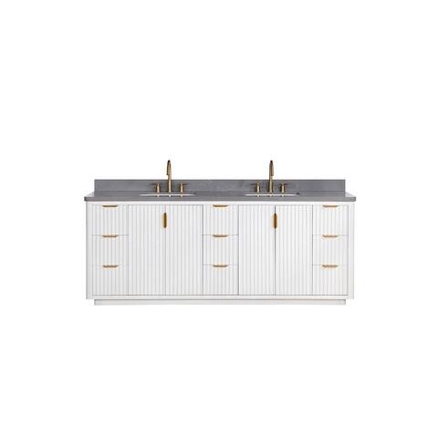 Cádiz Bathroom Vanity in Fir Wood with Composite top