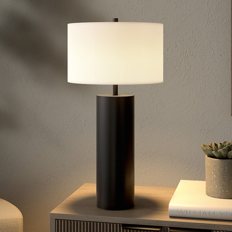 York 29.5" Tall Table Lamp with Fabric Shade
