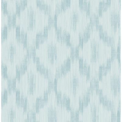 Seabrook Designs Pomerelle Ikat Flamestitch Unpasted Wallpaper