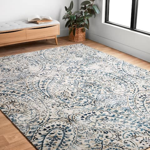 Alexander Home Verona Boho Paisley Area Rug