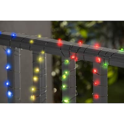 19.6 ft RBG Battery Operated Smart LED Light String - N/A
