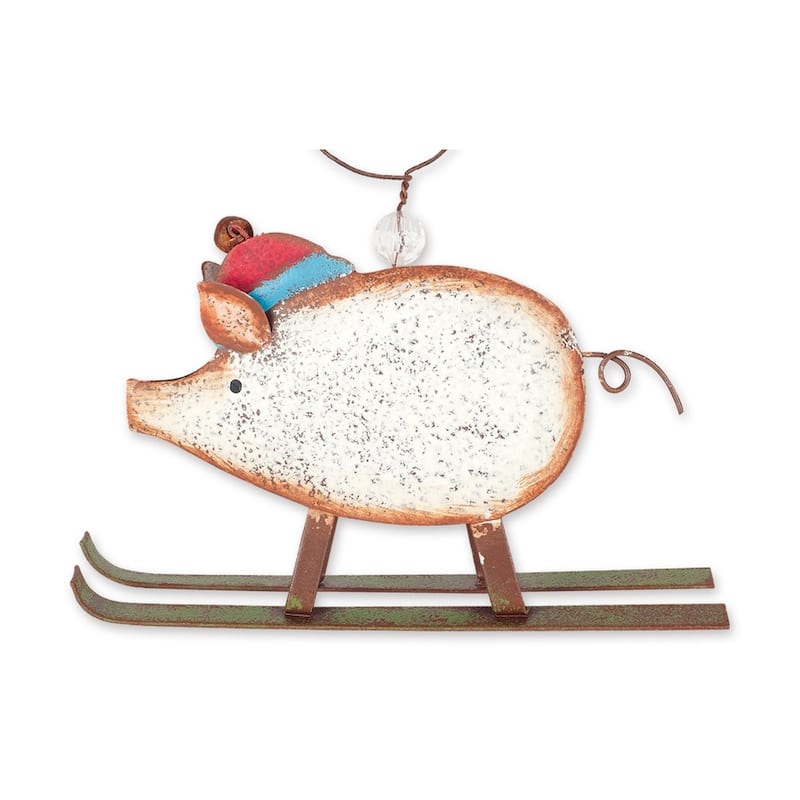Pig Ornament, Set of 2