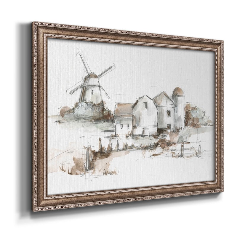 Old Mill Farm II Premium Framed Canvas- Ready to Hang