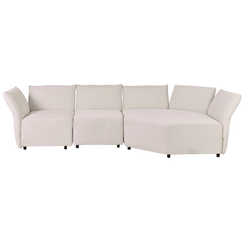 Polyester Upholstery Sofa Free Combination Modules Couch with