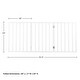 preview thumbnail 28 of 44, 3-Panel Indoor Foldable Dog Gate - 54x24-Inch Wood Freestanding Pet Fence
