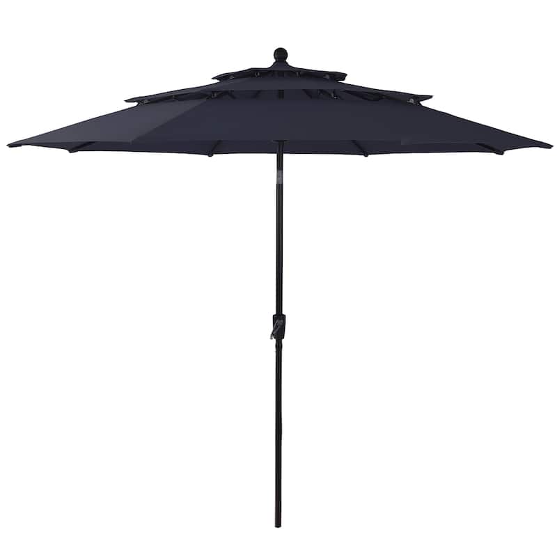 MAISON ARTS 5/6-piece Black Steel Patio Dining Set