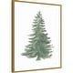 preview thumbnail 2 of 6, Floursack Holiday Tree by Danhui Nai Framed Canvas Wall Art