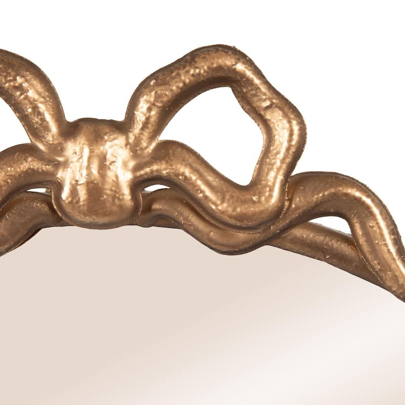 Iron Mirror with Decorative Bow
