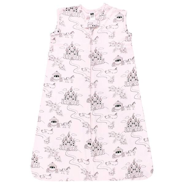 slide 1 of 1, Hudson Baby Infant Girl Cotton Sleeveless Wearable Sleeping Bag, Sack, Blanket, Fairytale Princess 0-6 Months - Fairytale Princess