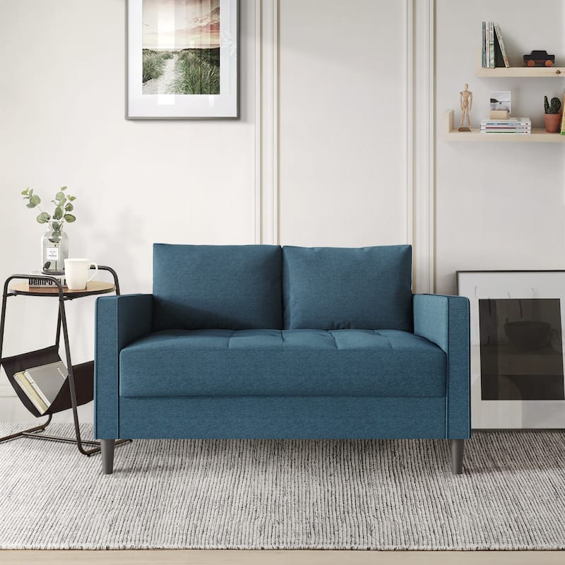 CraftPorch Contemporary Minimalist Linen Upholstered 3-Piece Living Room Set