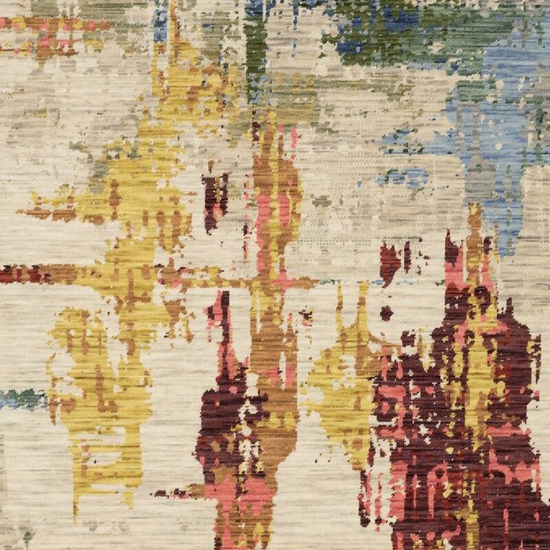 HomeRootsAbstract Modern Rectangle Area Rug