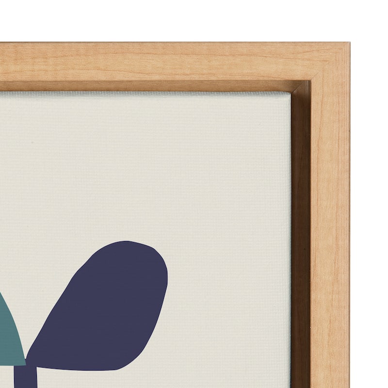 Kate and Laurel Sylvie Mid-Century Succulents Canvas By Rachel Lee