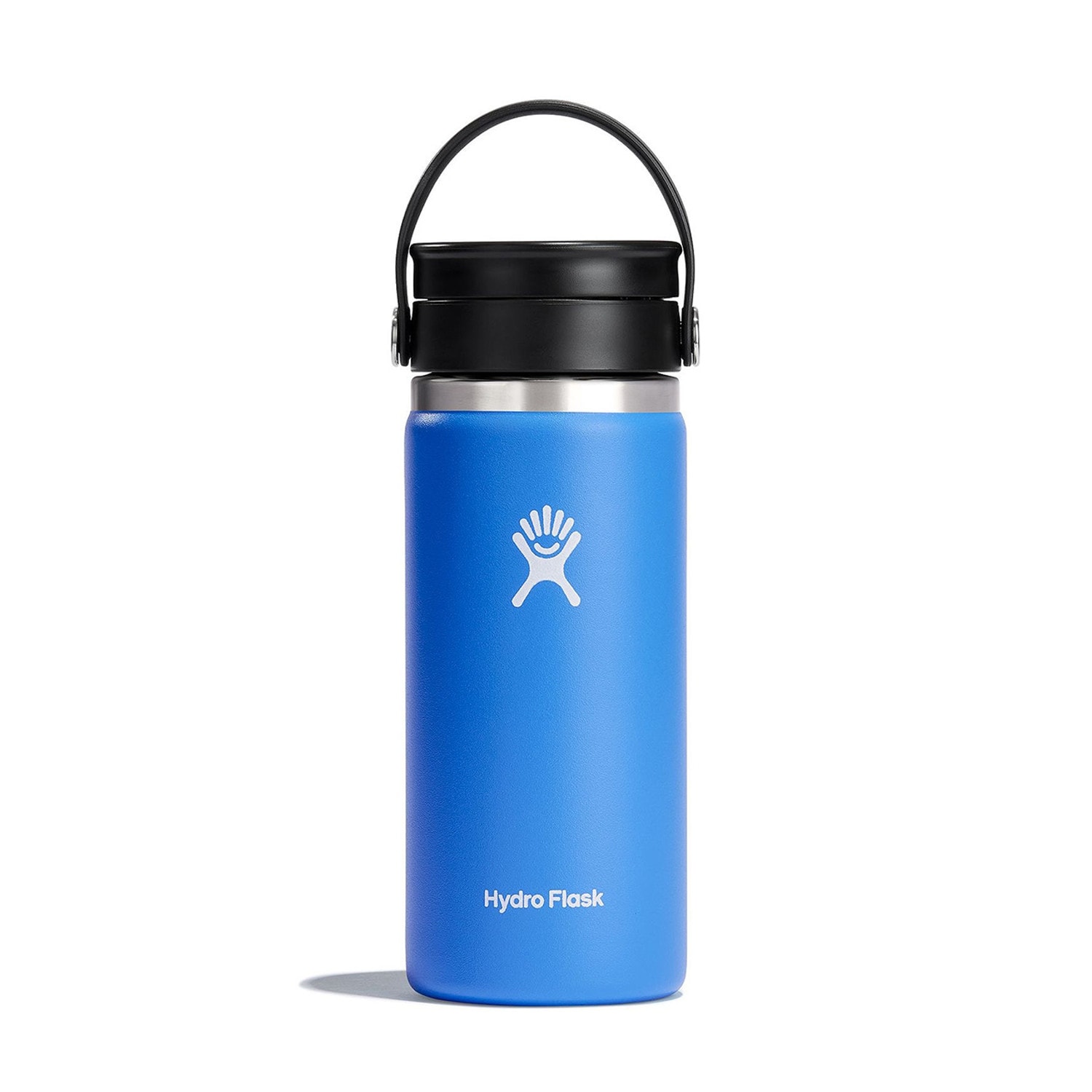 Hydro Flask Insulated Wide Mouth Water Bottle Mug with Sip lid, 16 oz - Cascade Blue