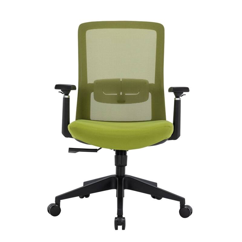 Ingram Contemporary Ergonomic Mesh Office Chair - Adjustable Height & Armrests, Mid-Back Swivel Desk Chair for Home Office
