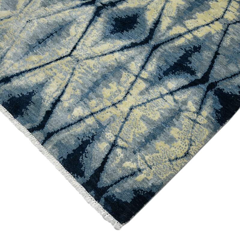 Hermitage Dessavie Modern & Contemporary Abstract Hand-Knotted Area Rug