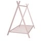 preview thumbnail 14 of 25, White Metal Twin House Bed Tent Frame with Slat, No Box Spring Needed