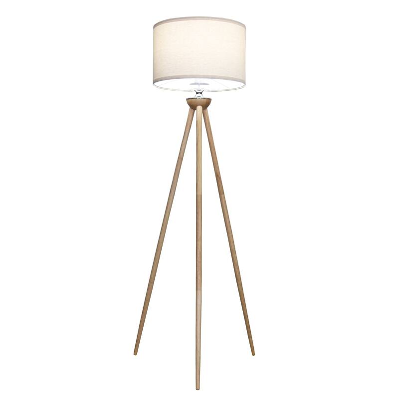 Tall Corner Floor Lamp, Energy Efficient LED Standing Light for Living Room, Bedroom & Office Space Illumination Lirios - Brown