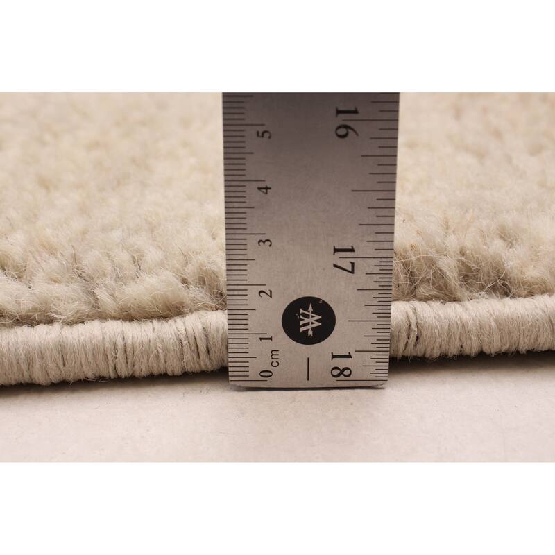 ECARPETGALLERY Hand-knotted Tangier Khaki Wool Rug - 2'11 x 11'10