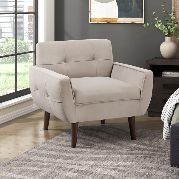 slide 2 of 33, Milford Velvet Fabric Accent Chair