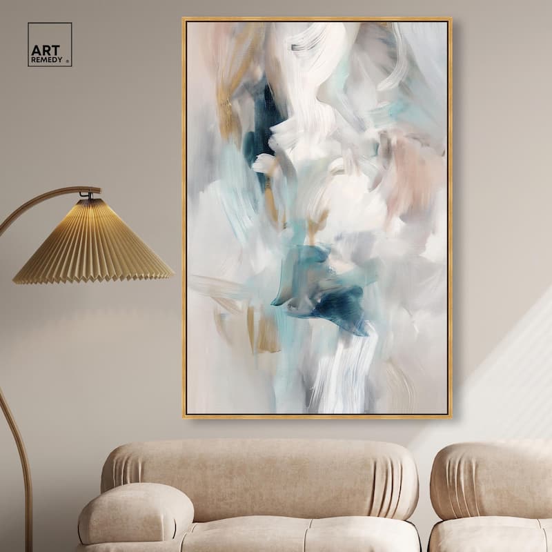 Whispering Colors III Canvas by Art Remedy