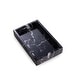 preview thumbnail 2 of 2, Ezra Black Zebra Genuine Marble Guest Towel Tray