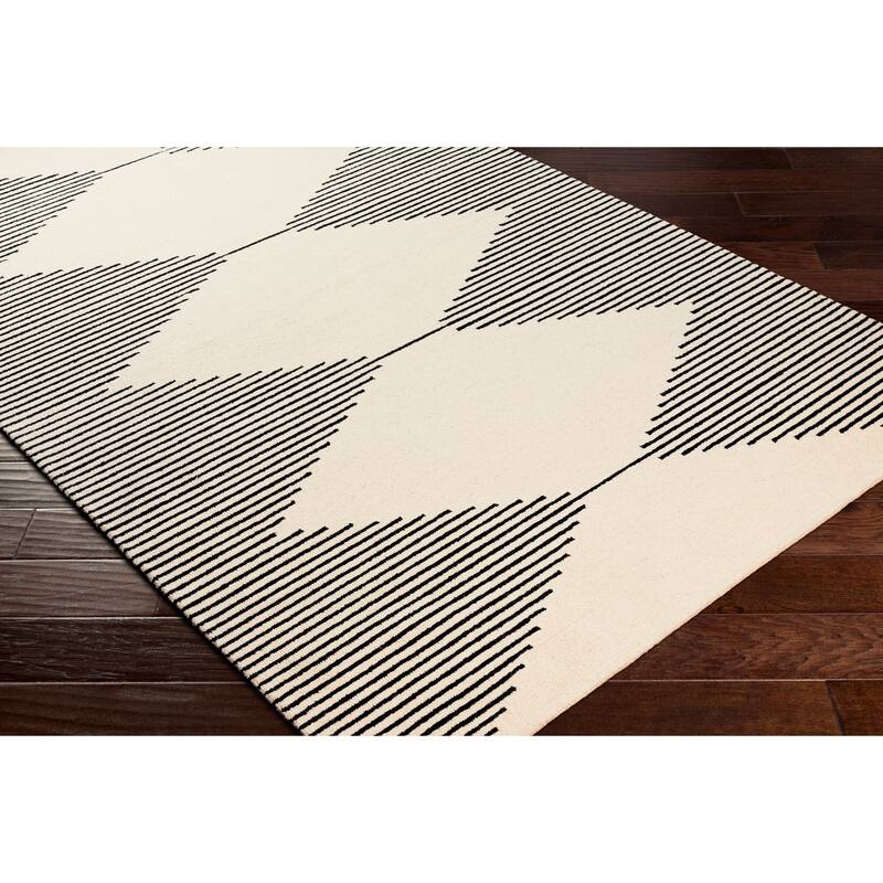 Livabliss Zepp Modern Wool Handmade Area Rug