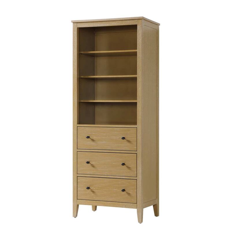 Kensington 16-28 Inch Open Shelving Bath Storage Cabinet
