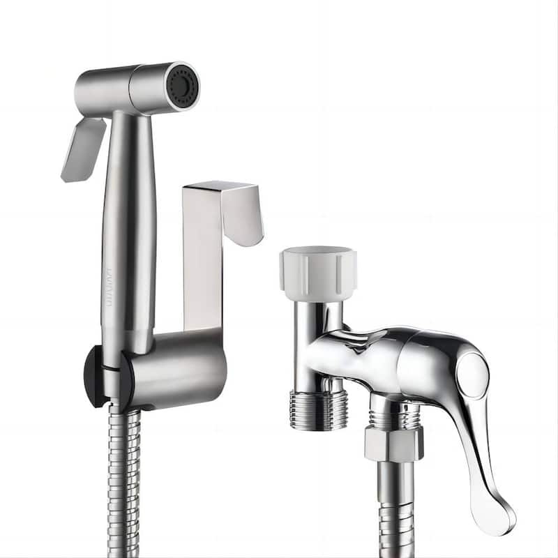 Topcraft Handheld Bidet Toilet Cloth Diaper Sprayer - Silver