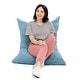 preview thumbnail 20 of 23, Jaxx 3.5-foot Chenille Floor Pillow Bean Bag Lounger