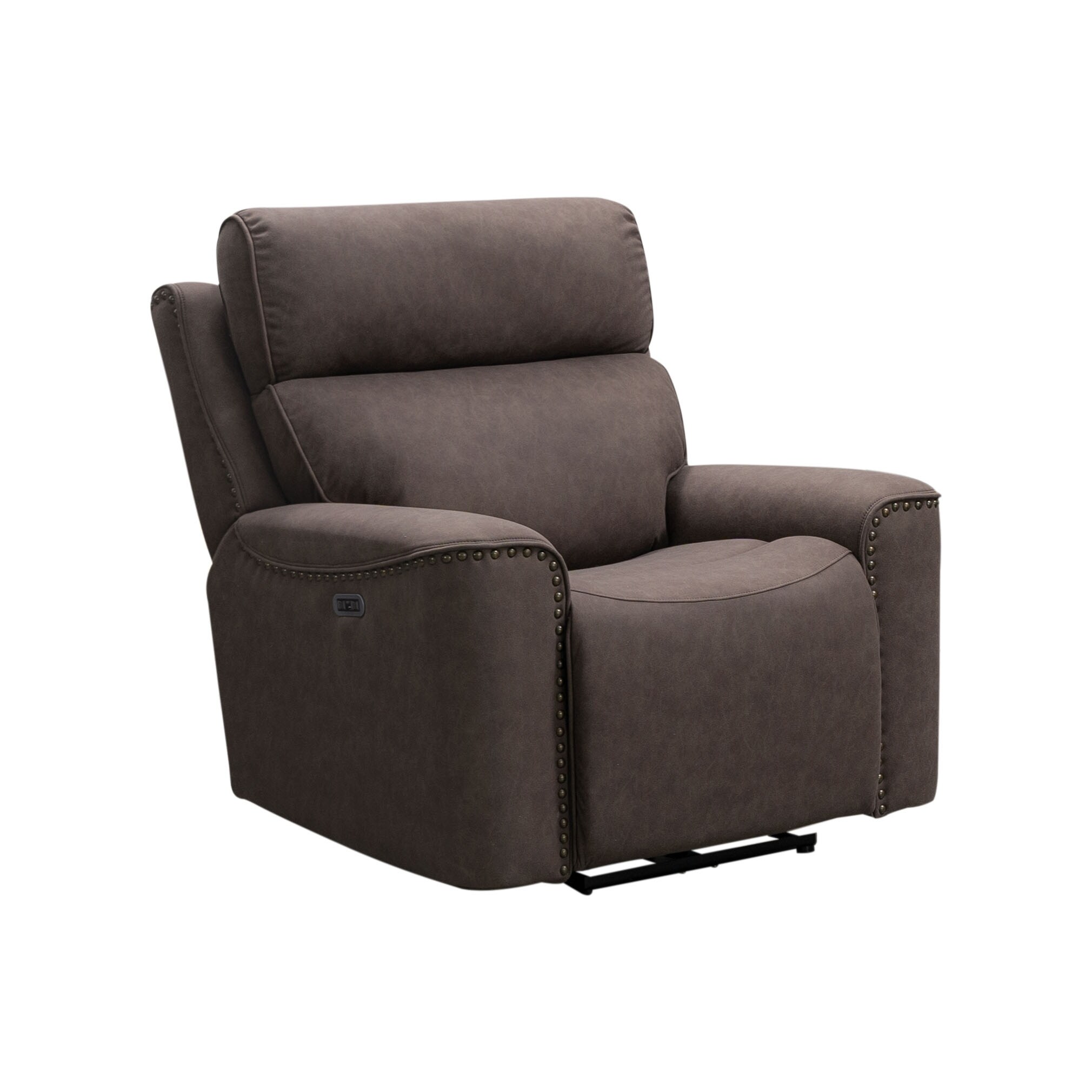 Shop Abbyson Braxton Fabric Power Recliner On Sale Overstock 32178306