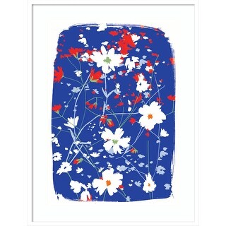 Woodland Flowers by Jenny Frean Wood Framed Wall Art Print - Bed Bath ...