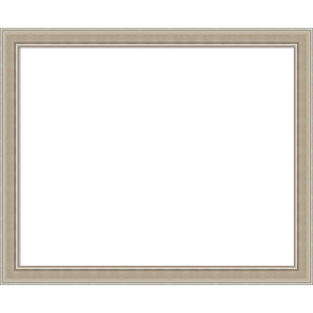 Amanti Art Mezzo Silver Framed Dry Erase Magnetic Board