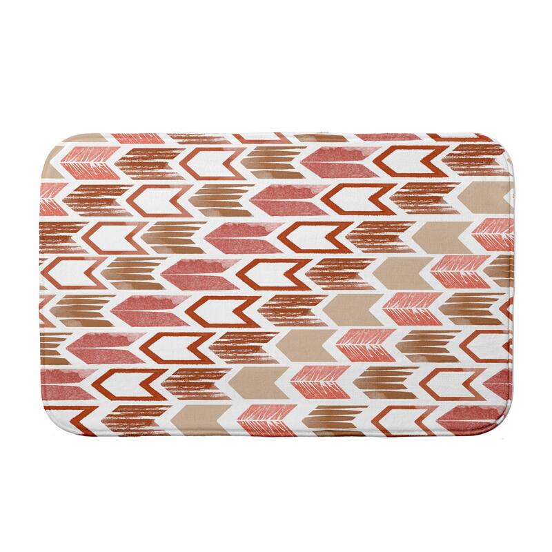 Arrow Bath Mat - 21 x 34 - Brown