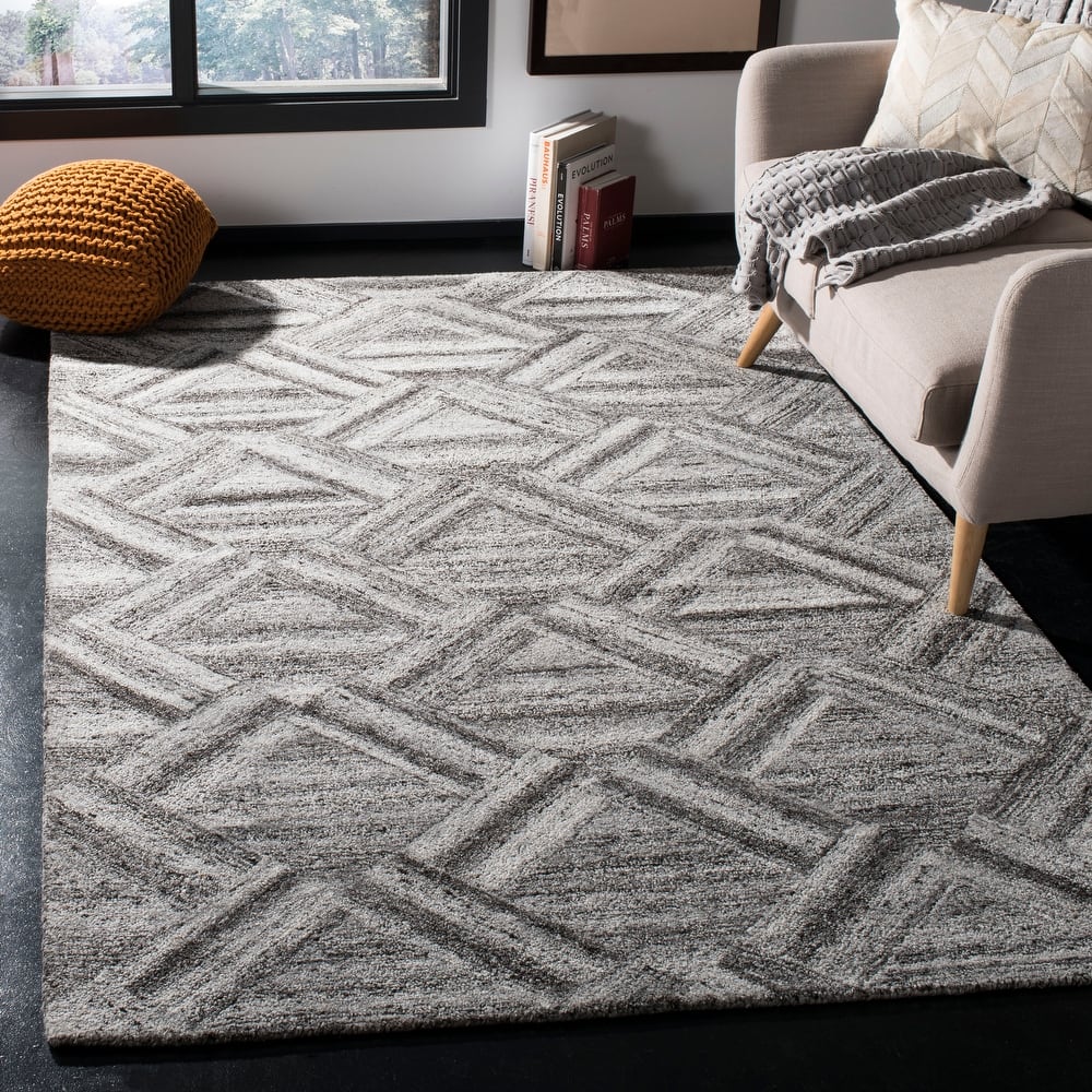 SAFAVIEH Handmade Abstract Gulshara Modern Wool Rug